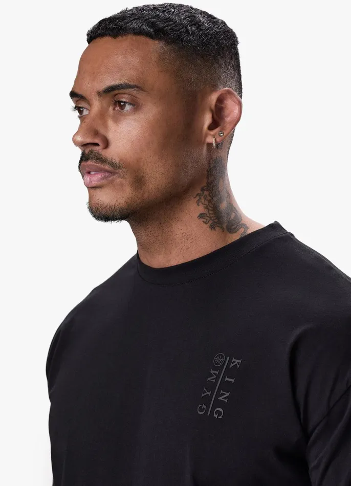 Gym King TShirts Men Division Tee 8211 Black