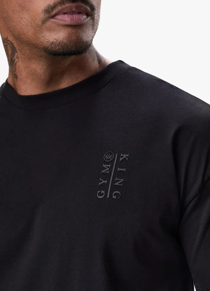 Gym King TShirts Men Division Tee 8211 Black
