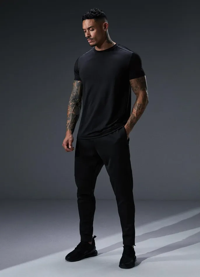 Gym King Tracksuit Bottoms Men Alpha Poly Jogger 8211 Black