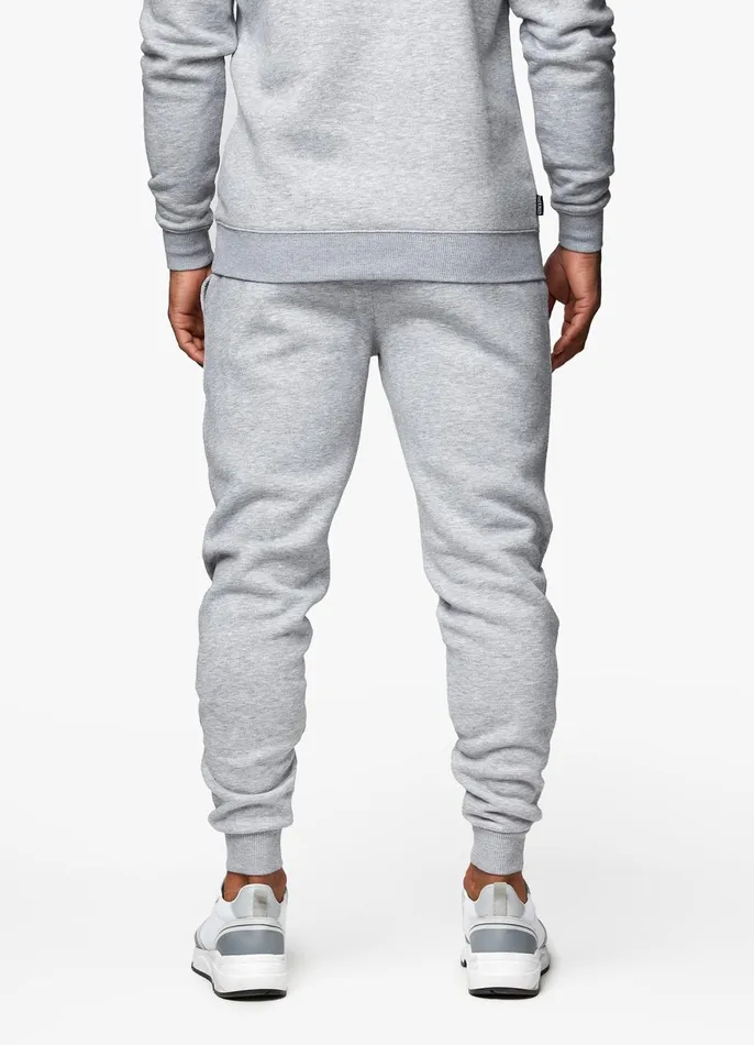 Gym King Tracksuit Bottoms Men Fundamental Fleece Jogger 8211 Grey Marl