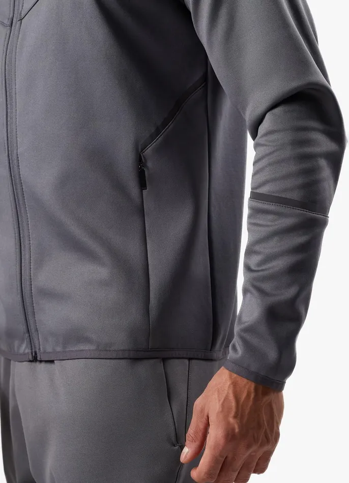 Gym King Tracksuits Men Alpha Poly Tracksuit 8211 Graphite