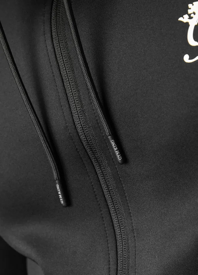 Gym King Tracksuits Men Core Plus Poly Tracksuit 8211 Black