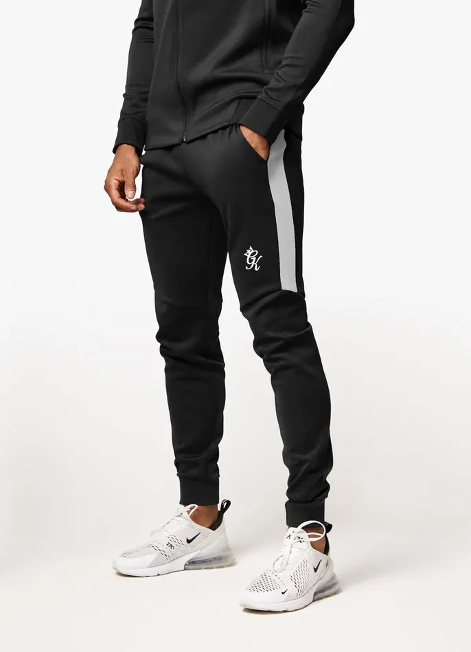 Gym King Tracksuits Men Core Plus Poly Tracksuit 8211 Black