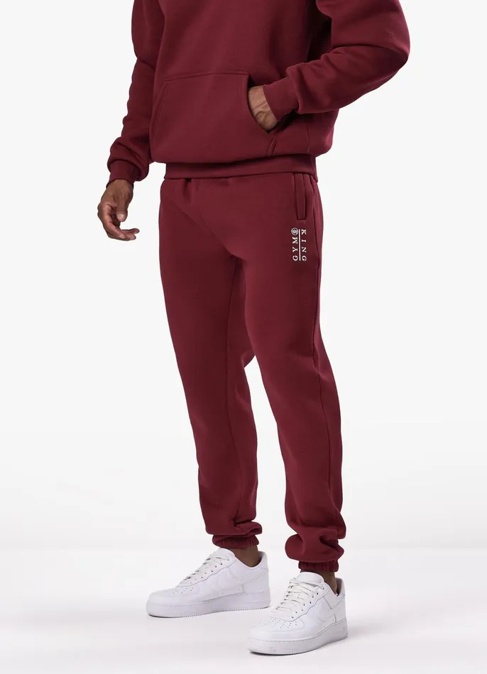 Gym King Tracksuits Men Division Hood Tracksuit 8211 Crimson