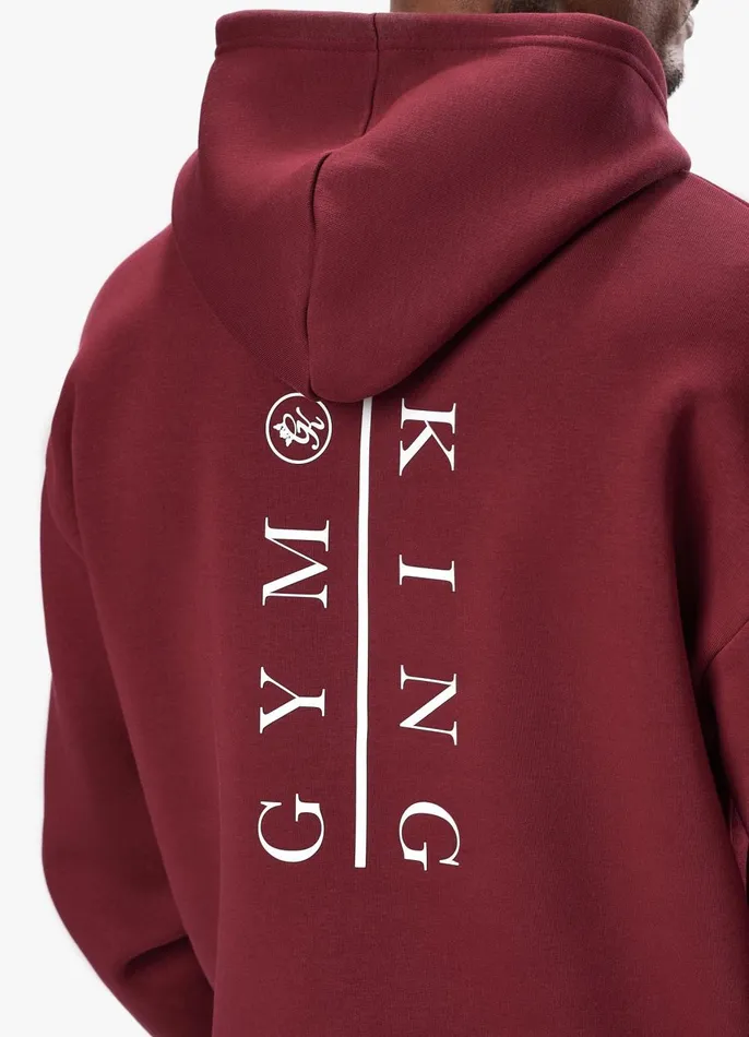 Gym King Tracksuits Men Division Hood Tracksuit 8211 Crimson