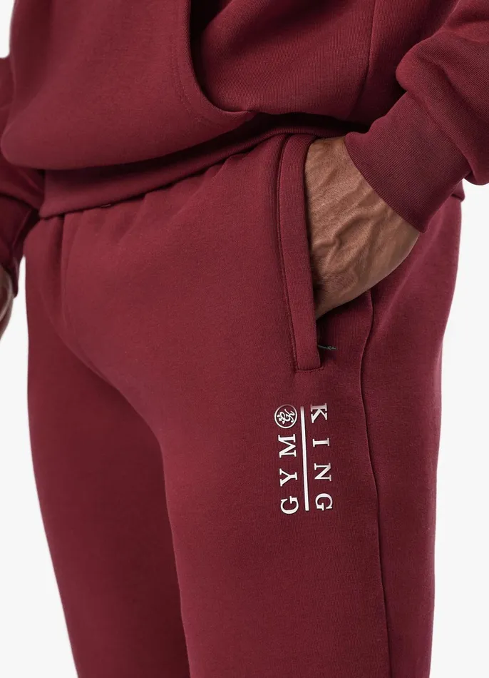 Gym King Tracksuits Men Division Hood Tracksuit 8211 Crimson