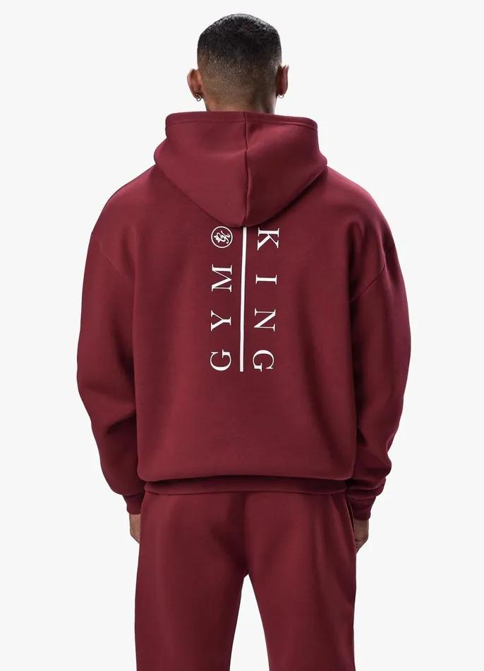 Gym King Tracksuits Men Division Hood Tracksuit 8211 Crimson