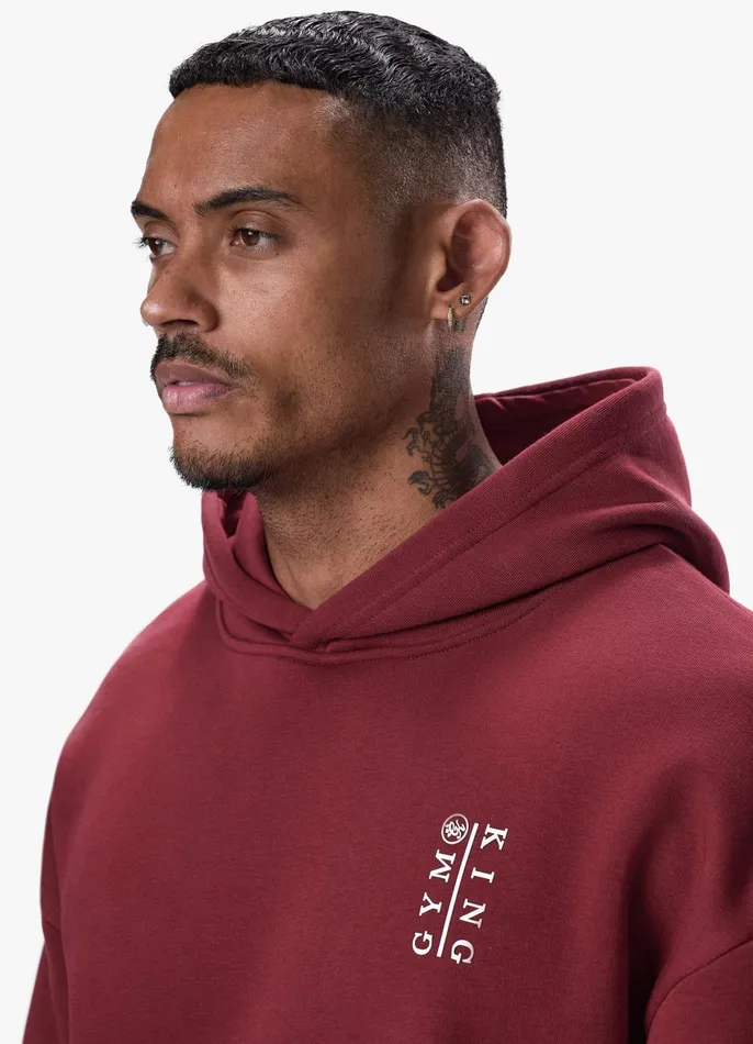 Gym King Tracksuits Men Division Hood Tracksuit 8211 Crimson