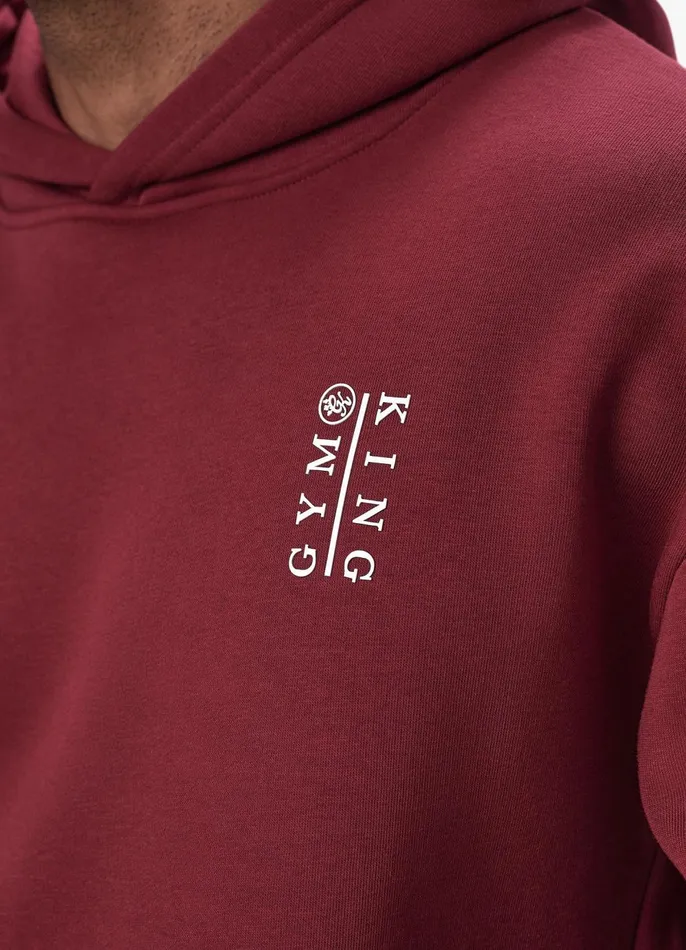 Gym King Tracksuits Men Division Hood Tracksuit 8211 Crimson