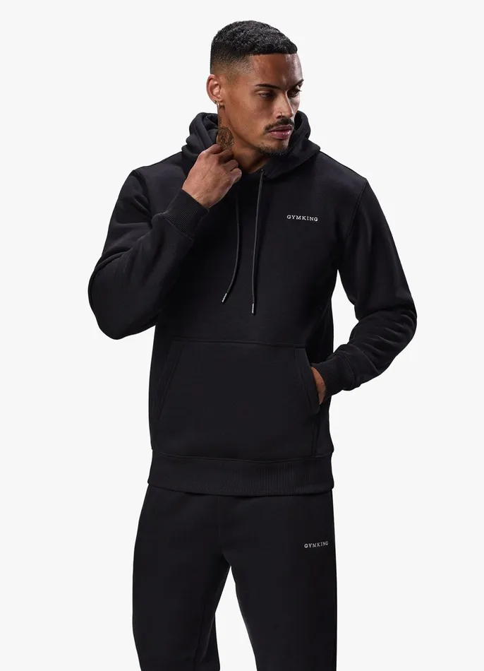 Gym King Tracksuits Men Linear Fundamental Tracksuit 8211 Black