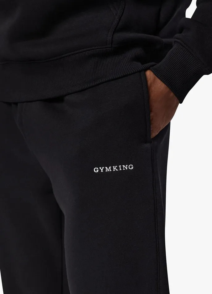Gym King Tracksuits Men Linear Fundamental Tracksuit 8211 Black