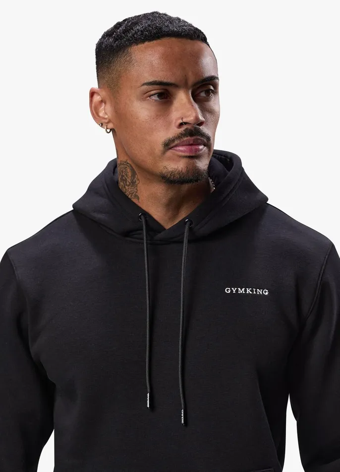 Gym King Tracksuits Men Linear Fundamental Tracksuit 8211 Black