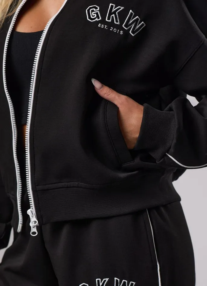 Gym King Tracksuits Women GKW Sports Luxe Tracksuit 8211 Black