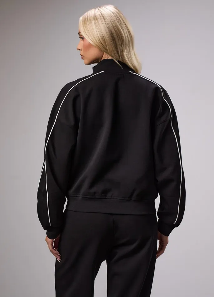 Gym King Tracksuits Women GKW Sports Luxe Tracksuit 8211 Black