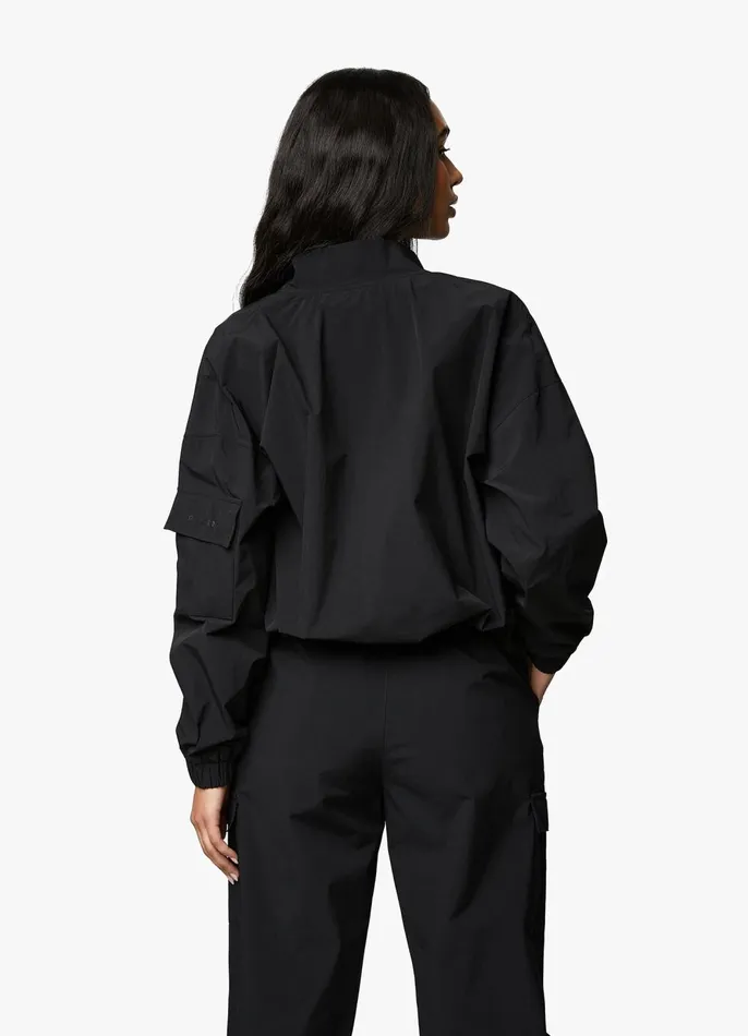 Gym King Tracksuits Women Utility Woven Tracksuit 8211 Black