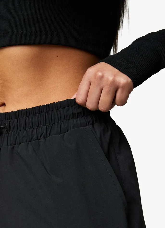 Gym King Tracksuits Women Utility Woven Tracksuit 8211 Black