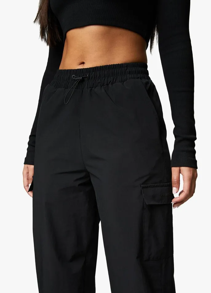 Gym King Tracksuits Women Utility Woven Tracksuit 8211 Black
