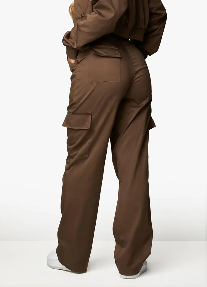Gym King Tracksuits Women Woven Tracksuit 8211 Chocolate
