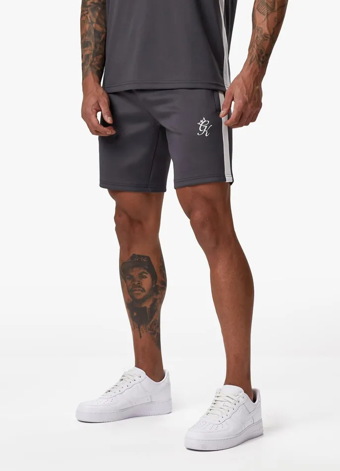Gym King Twin Sets Men Core Plus Poly Short 8211 Graphite