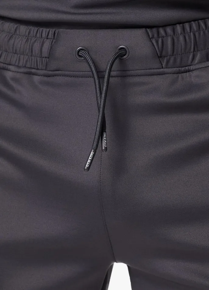Gym King Twin Sets Men Core Plus Poly Short 8211 Graphite