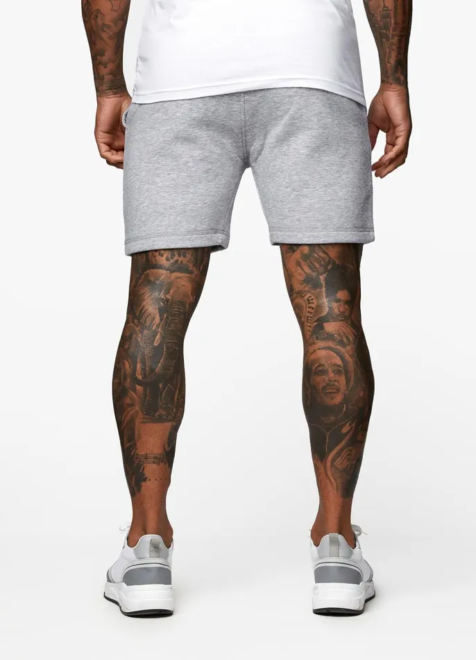 Gym King Twin Sets Men Fundamental Fleece Short 8211 Grey Marl
