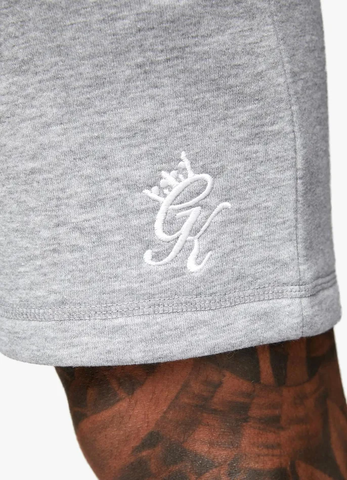 Gym King Twin Sets Men Fundamental Fleece Short 8211 Grey Marl