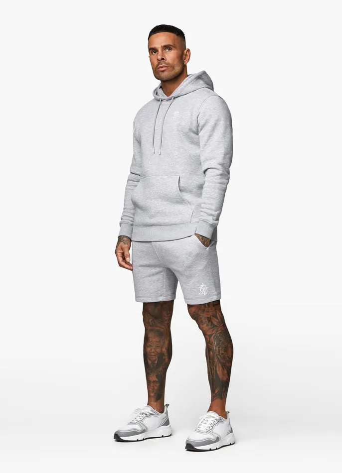 Gym King Twin Sets Men Fundamental Fleece Short 8211 Grey Marl