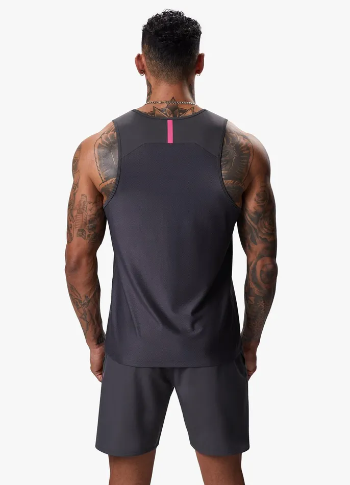 Gym King Vests Men Flex Vest 8211 GraphiteFuchsia