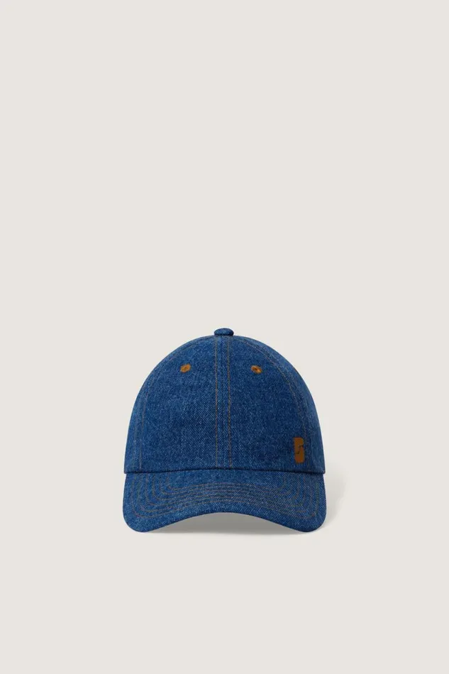 Hats Women Soeur SERENA CAP Washed Blue Denim