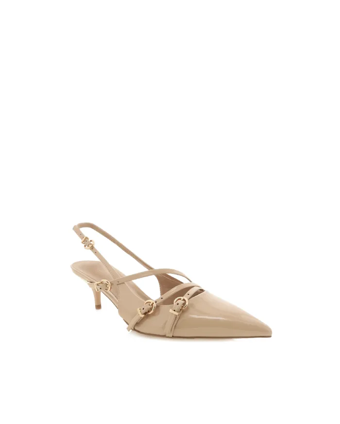 Heels Billini Stiletto Heels JEANI BEIGE PATENT