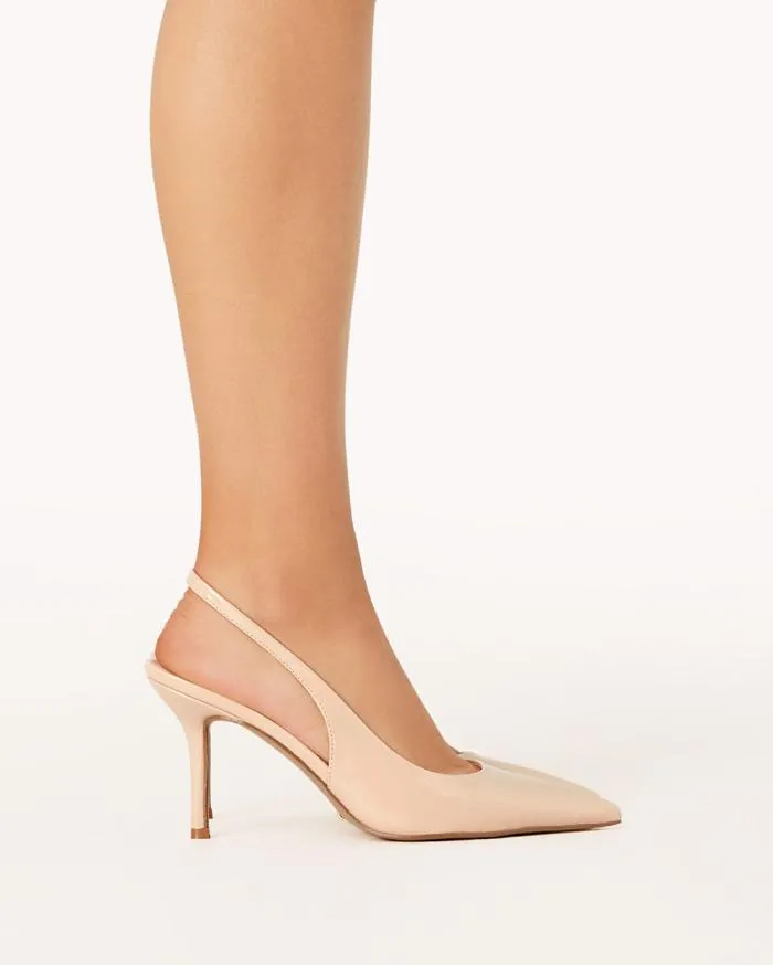 Heels Billini Stiletto Heels KACIA NUDE PATENT