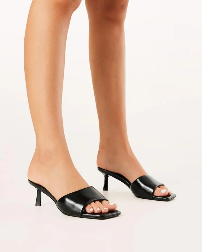 Heels Billini Stiletto Heels SCARLET BLACK SHINE
