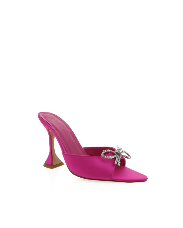 Heels Billini Stiletto Heels ZELLA FUCHSIA SATIN