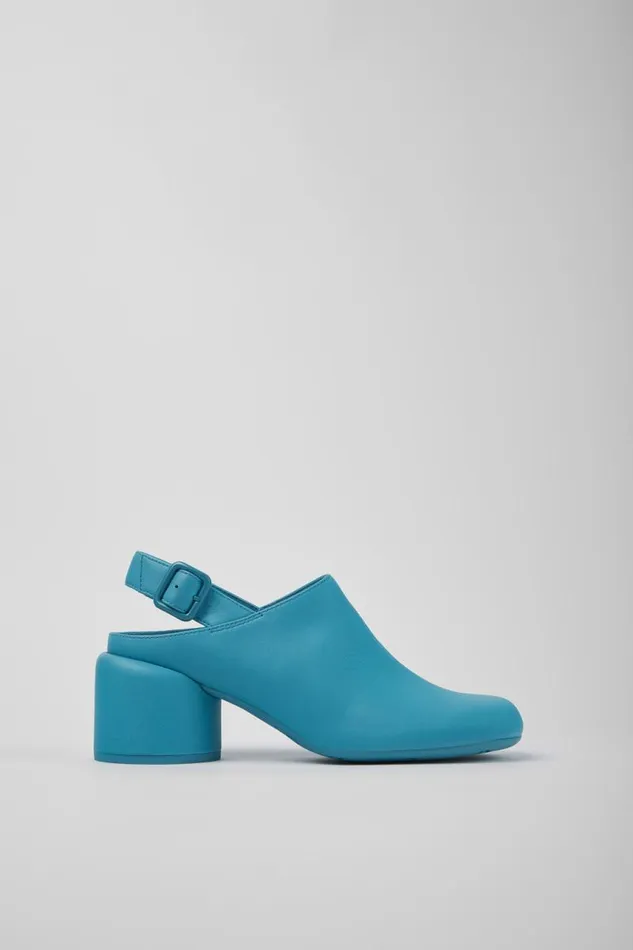 Heels Women Camper Niki Blue Leather Heels Heels Women Camper Niki Blue Leather Heels