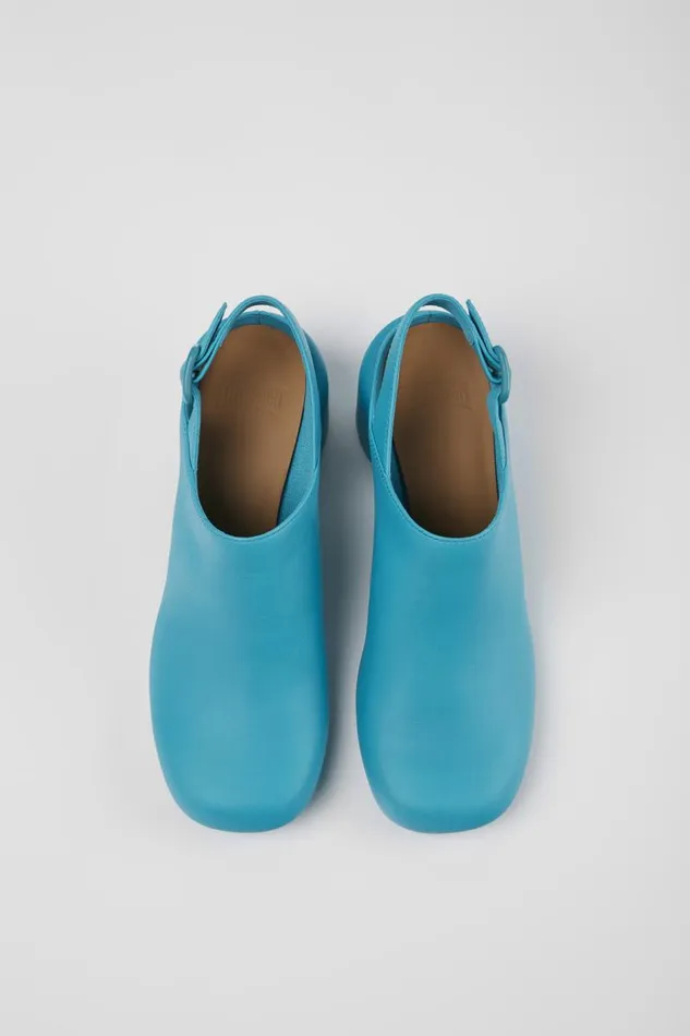 Heels Women Camper Niki Blue Leather Heels Heels Women Camper Niki Blue Leather Heels