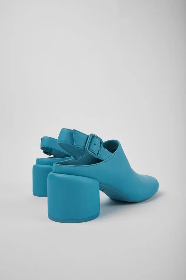Heels Women Camper Niki Blue Leather Heels Heels Women Camper Niki Blue Leather Heels