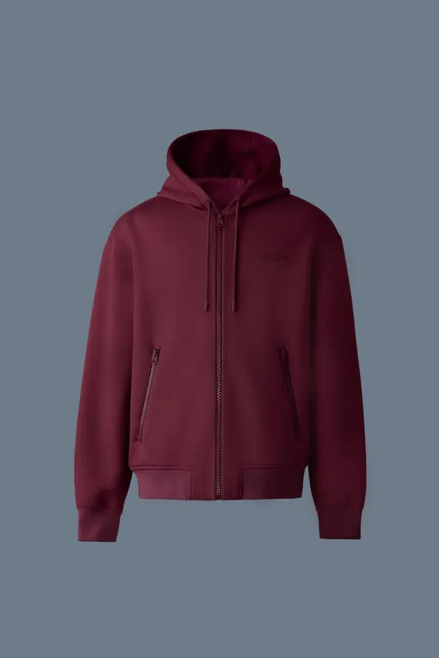 Hoodies and Tops Men Mackage KRYSTOS Doubleface Jersey Zipup Hoodie Camel Hoodies and Tops Men Mackage KRYSTOS Doubleface Jersey Zipup Hoodie Camel