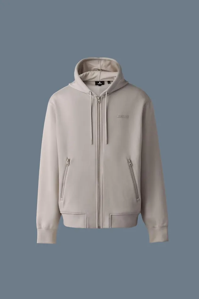 Hoodies and Tops Men Mackage KRYSTOS Doubleface Jersey Zipup Hoodie Camel Hoodies and Tops Men Mackage KRYSTOS Doubleface Jersey Zipup Hoodie Camel