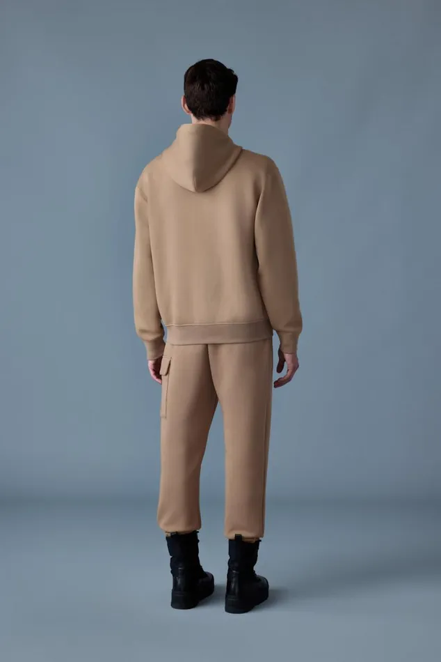 Hoodies and Tops Men Mackage KRYSTOS Doubleface Jersey Zipup Hoodie Camel Hoodies and Tops Men Mackage KRYSTOS Doubleface Jersey Zipup Hoodie Camel
