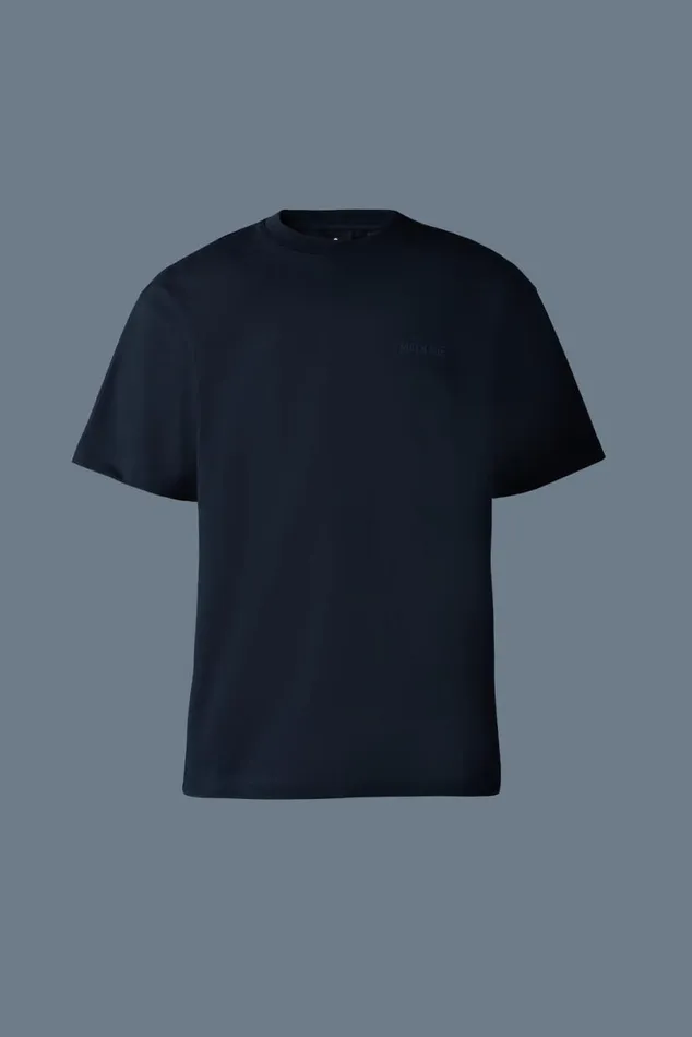 Hoodies and Tops Men Mackage TEER Teeshirt With Mackage Silicone Logo Navy Hoodies and Tops Men Mackage TEER Teeshirt With Mackage Silicone Logo Navy