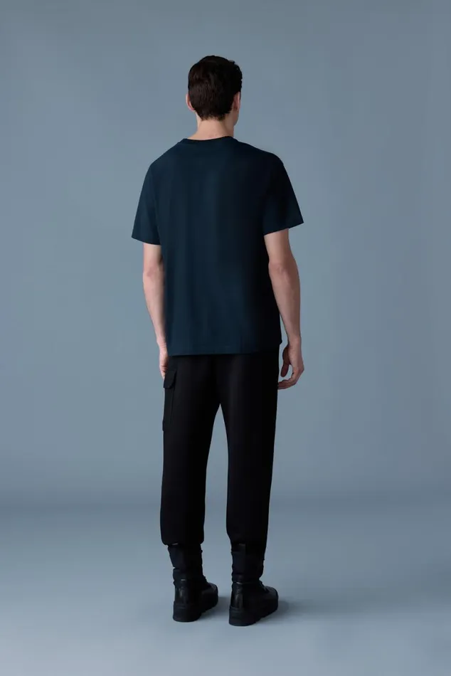 Hoodies and Tops Men Mackage TEER Teeshirt With Mackage Silicone Logo Navy Hoodies and Tops Men Mackage TEER Teeshirt With Mackage Silicone Logo Navy