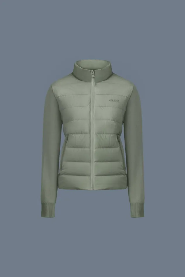Hoodies and Tops Women Mackage OCEANECITY Light Down Mixedmedia Jacket Black