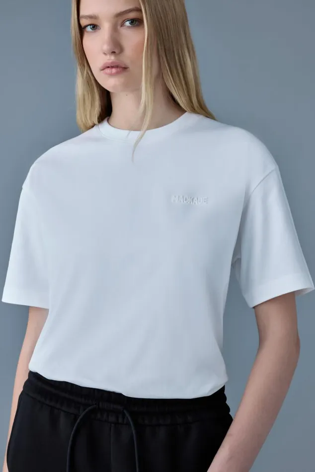 Hoodies and Tops Women Mackage TEER Teeshirt With Mackage Silicone Logo Trench Hoodies and Tops Women Mackage TEER Teeshirt With Mackage Silicone Logo Trench