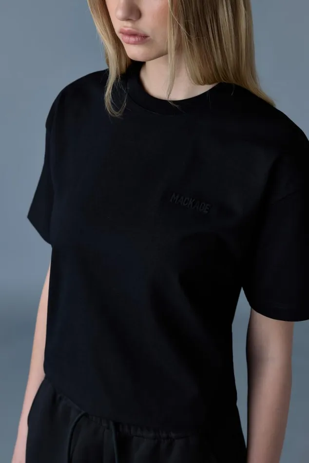 Hoodies and Tops Women Mackage TEER Teeshirt With Mackage Silicone Logo Trench Hoodies and Tops Women Mackage TEER Teeshirt With Mackage Silicone Logo Trench