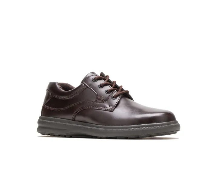 Hush Puppies Glen Dark Brown PullUp Leather Men Walking Shoes