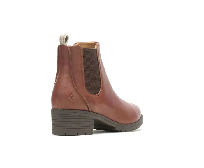 Hush Puppies Hadley Chelsea Boot Cognac Leather Women Boots