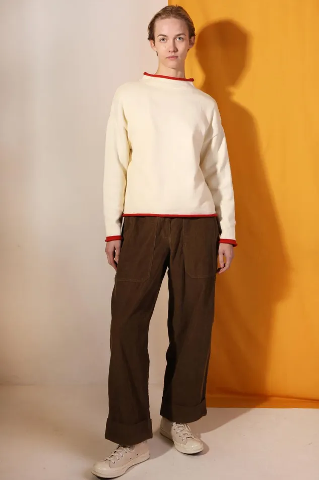 Ivo Knit Ecru Womens LF Markey Knitwear