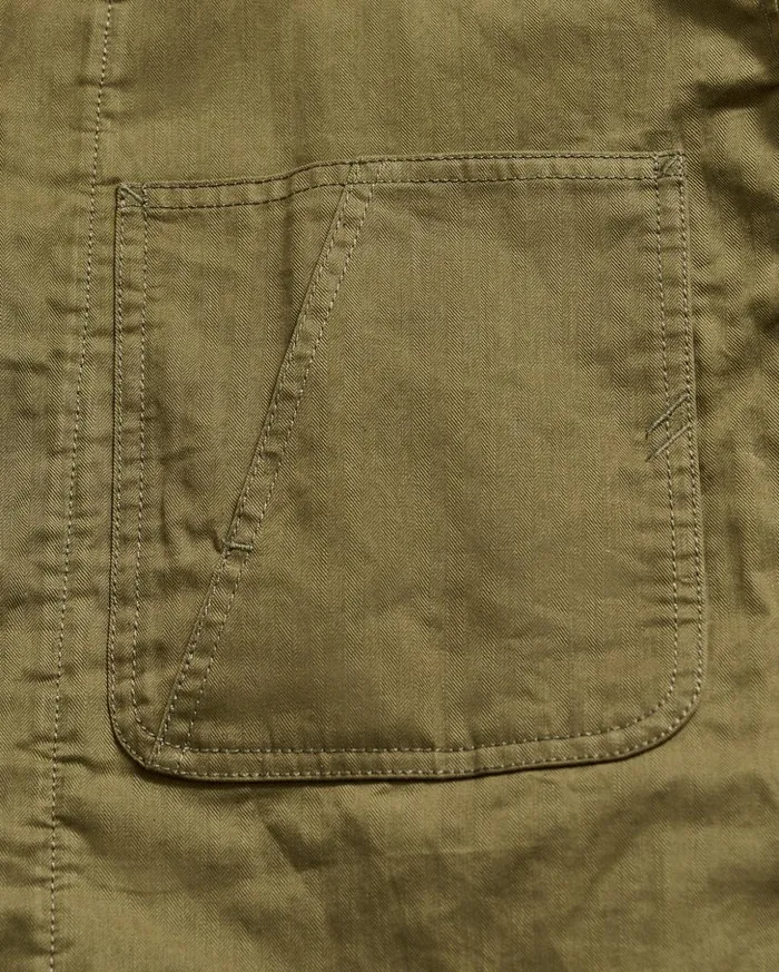 Jackets and Outerwear Men Billy Reid Leroy Shirt Jacket Moss Green