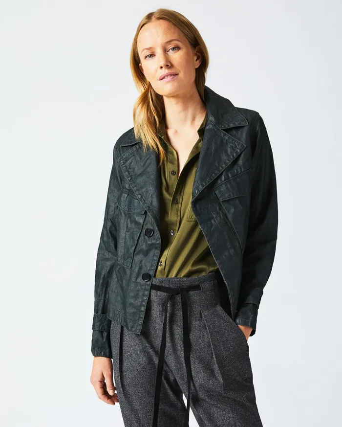 Jackets and Outerwear Women Billy Reid Field Jacket Forest Green