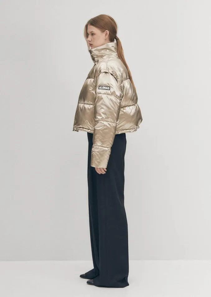 Jackets Coats Women ALOHAS Chicago Gold Coat